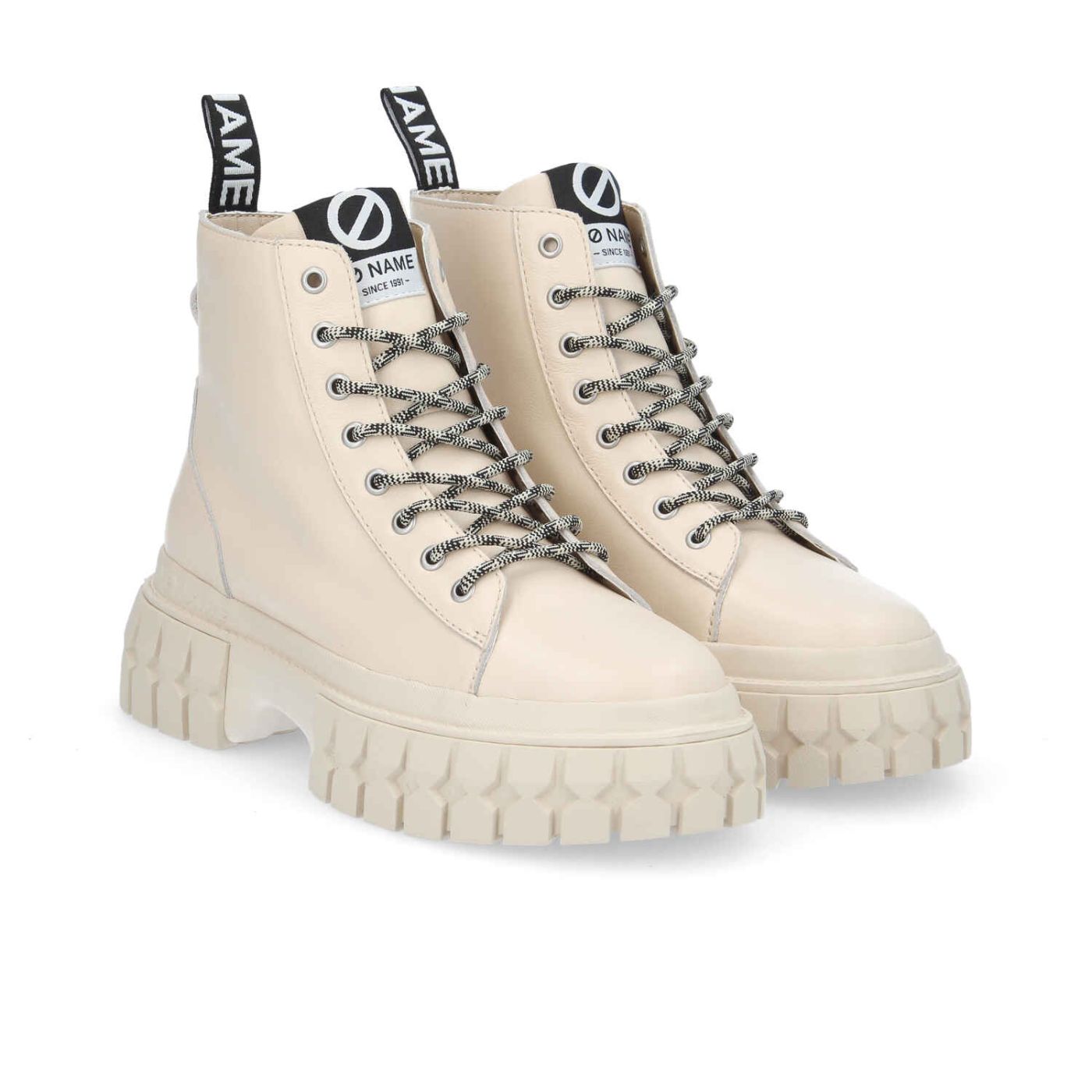 GRAVITEE ZIP BOOTS W  -  NAPPA GRAIN  - BIANCO SPORCO